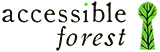 Accessible Forest po scrollowaniu